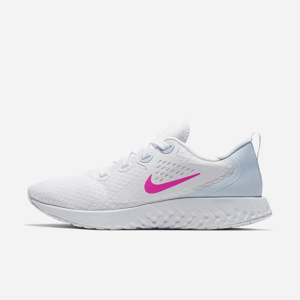 Chaussure De Running Nike Legend React Blanche 8194-650 White/Half Blue/Black/Hyper Pink Femme | TCN-36857364